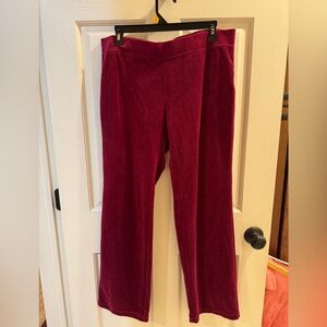 Style & Co Velour Lounge Pants, Medium